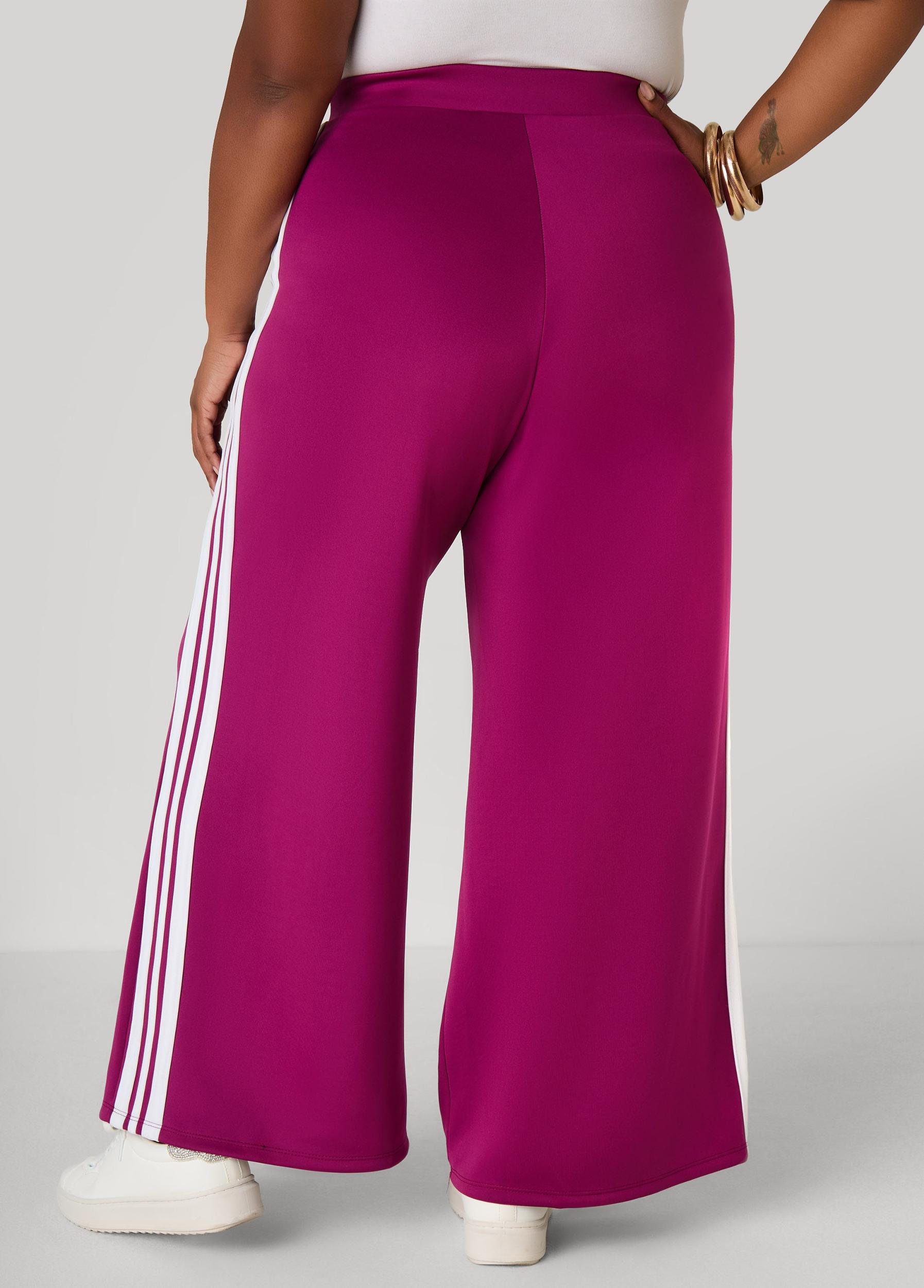 Wide Leg Striped Pants Product Image