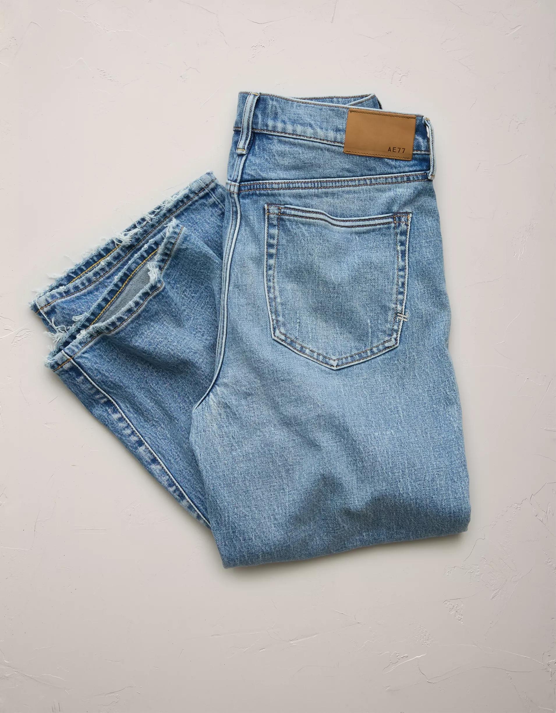 AE77 Premium Bootcut Crop Jean Product Image