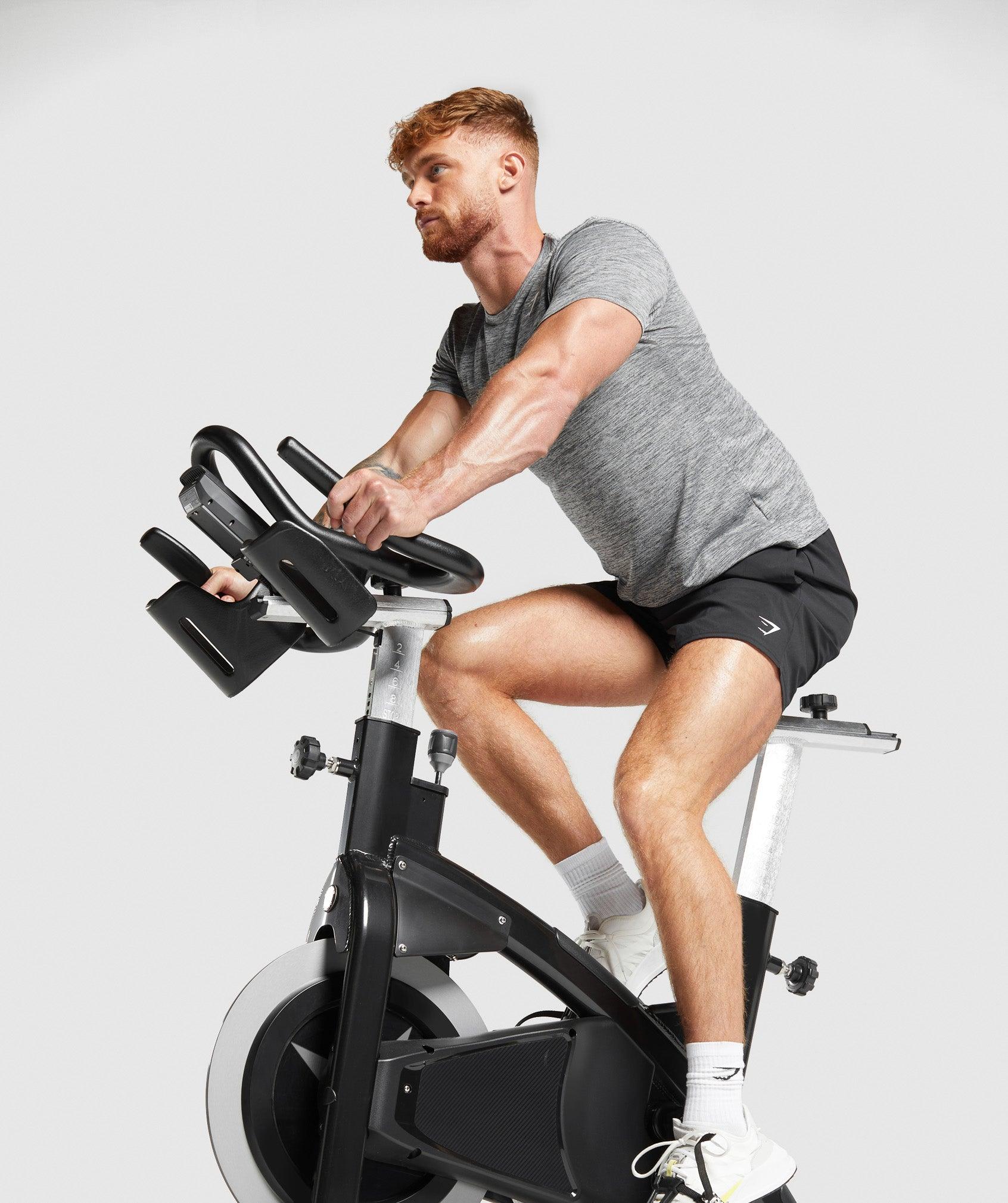 Gymshark Arrival Marl T-Shirt - Silhouette Grey/Light Grey Marl Male Product Image