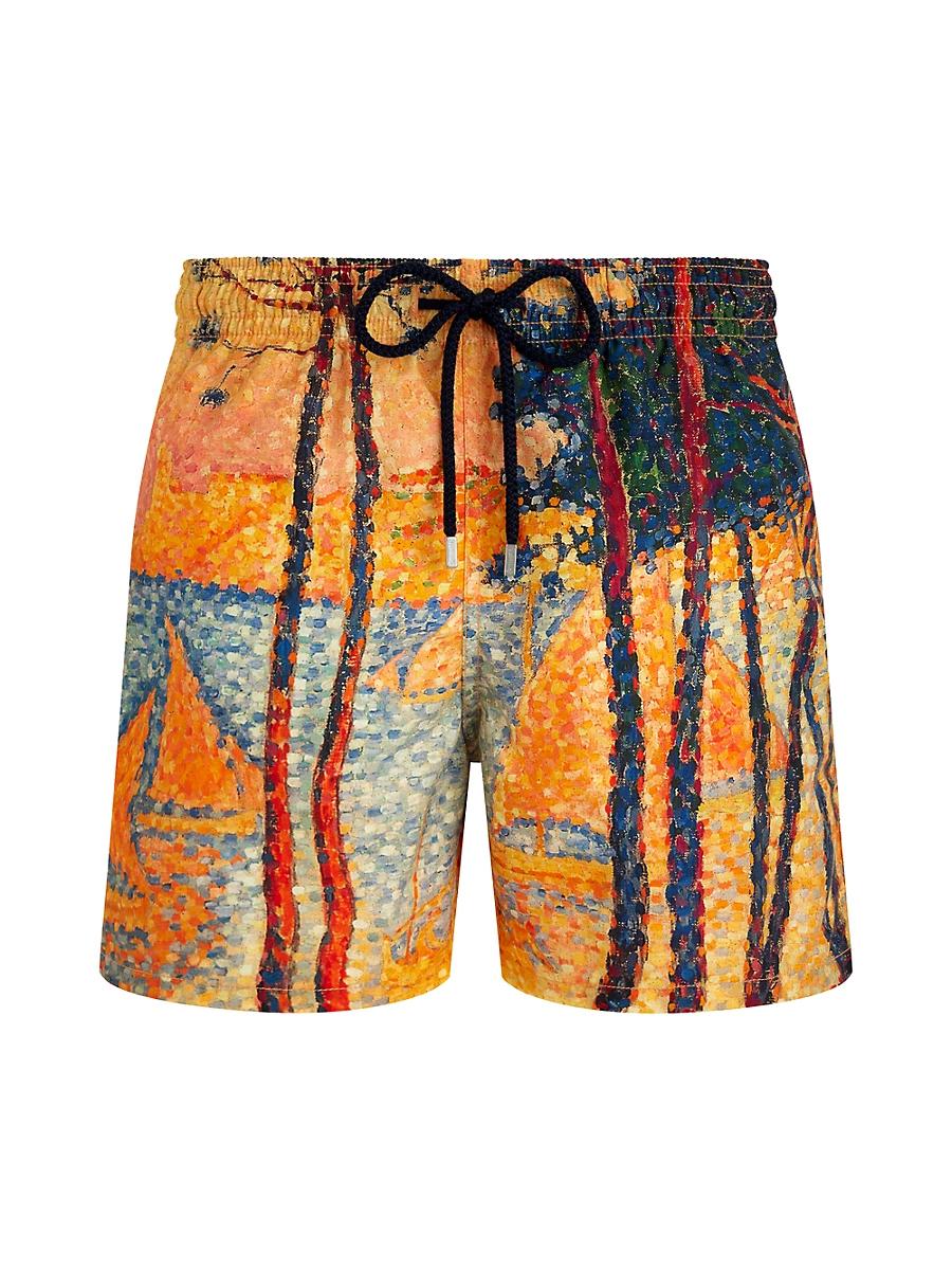 Vilebrequin Men's Voile Et Pins 360 Swim Trunks Product Image