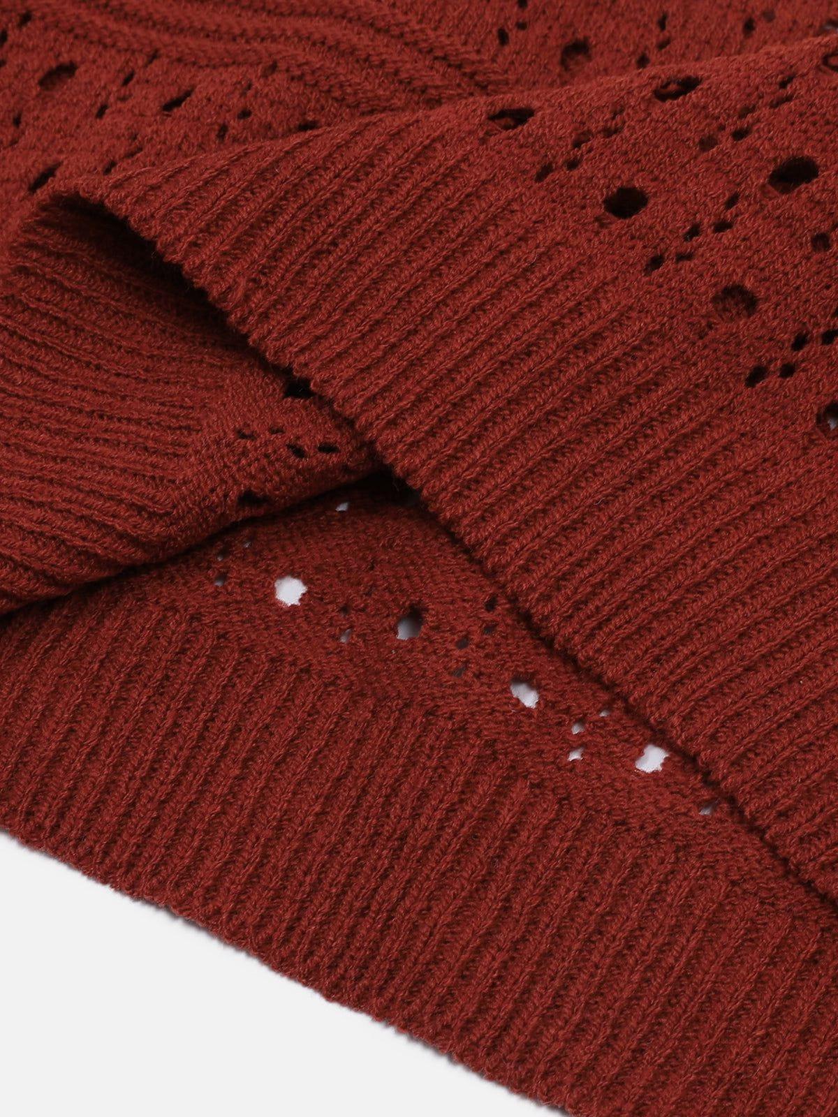 Aelfric Eden Stripe Open Knit Sweater Product Image