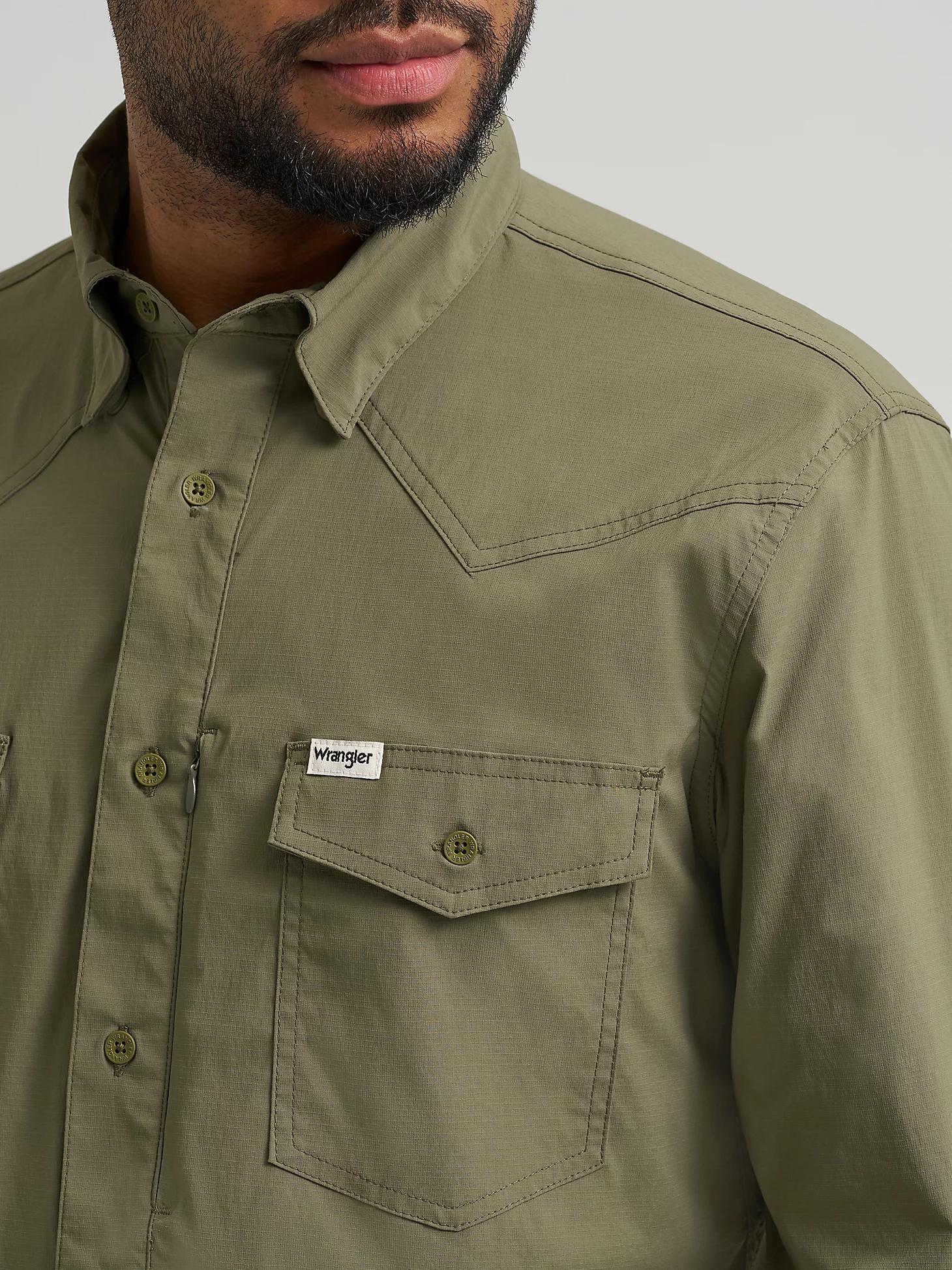 Wrangler All Terrain Gear Men's Technical Shirt in Olivine Product Image