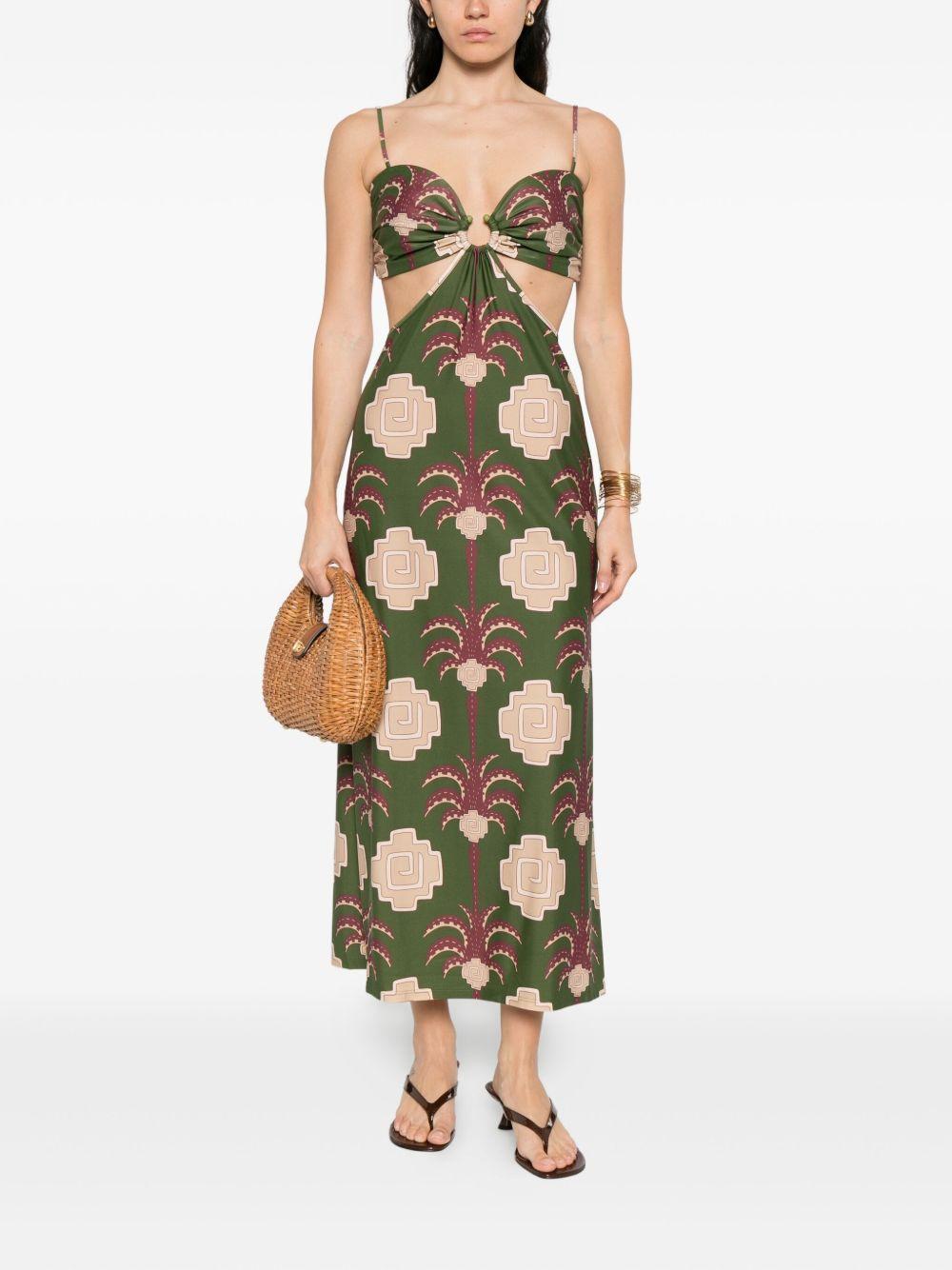 Jungle Geometry midi dress Product Image