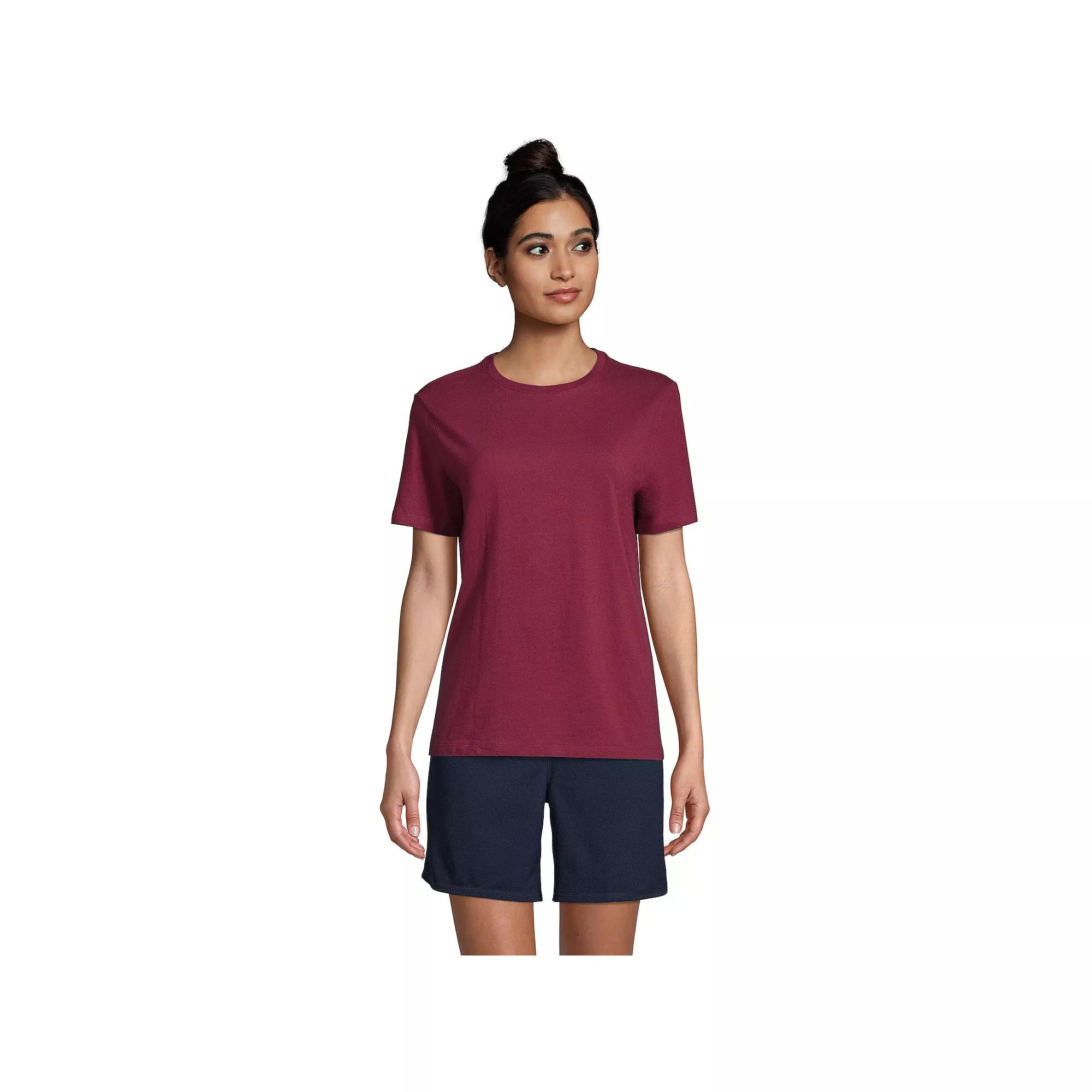 Women's Lands' End Short Sleeve Essential Tee,  Product Image
