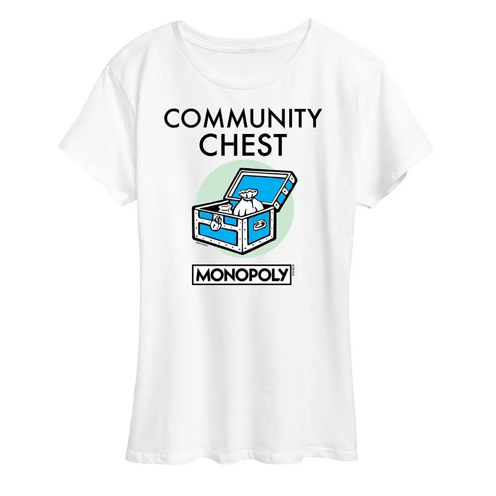 Women's Monopoly Community Chest Graphic Tee by Hasbro,  Product Image