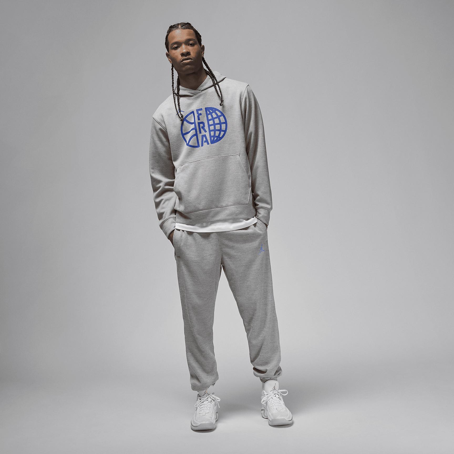France Practice Nike Men's Basketball Fleece Hoodie Product Image