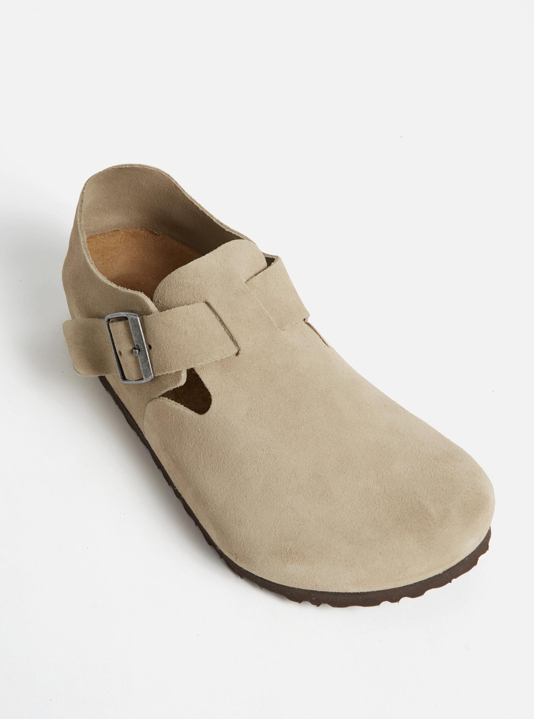 Birkenstock London in Taupe Suede Product Image