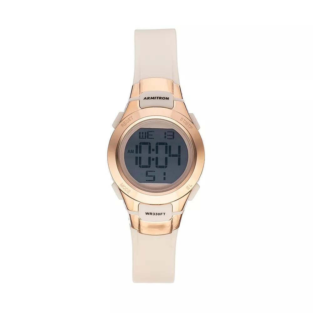 Armitron Women's Digital Chronograph Watch - 45/7012PBH, Size: Small, Pink Product Image