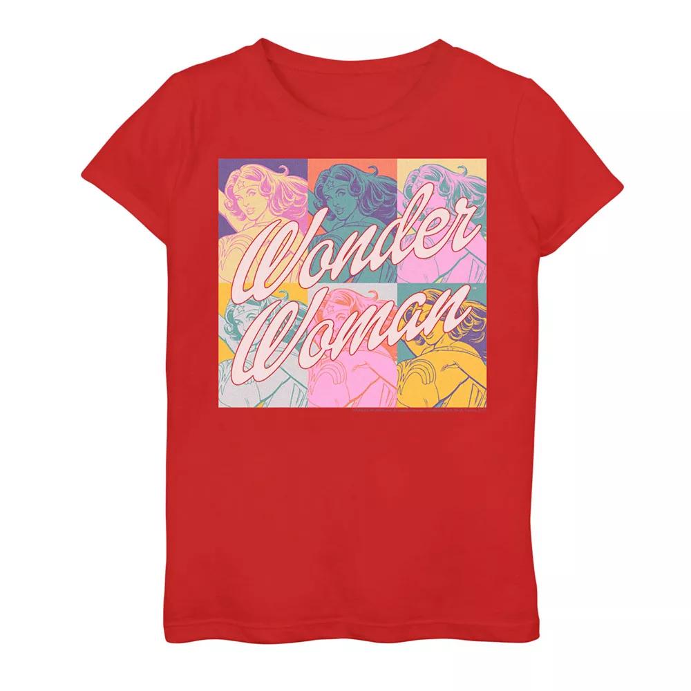 Girls 7-16 DC Comics Wonder Woman Pop Art Box Up Graphic Tee, Girl's,  Product Image