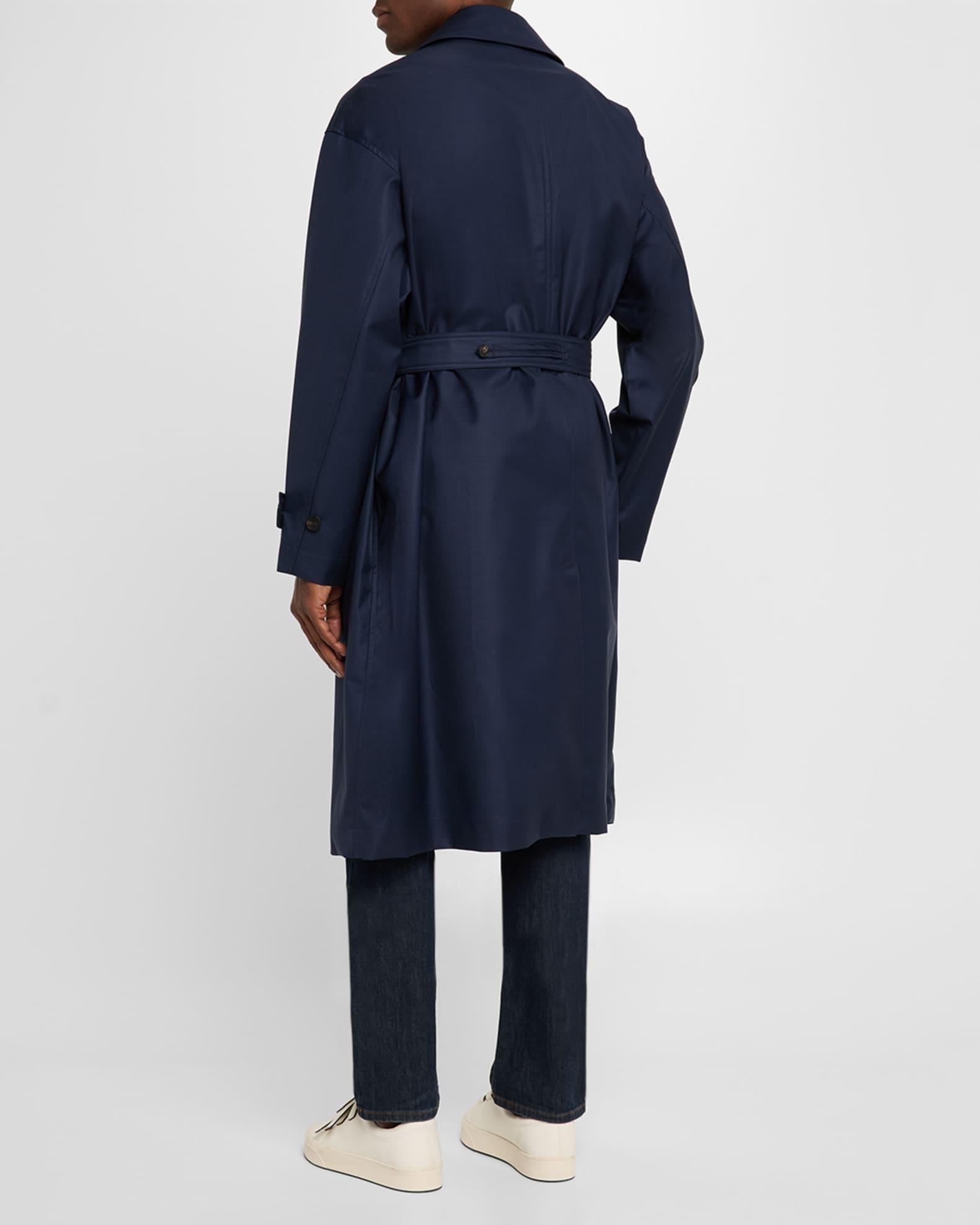 Men's Belted Trench Coat Product Image