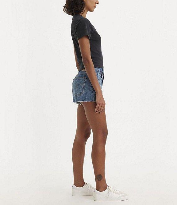 Levi's® 501 Original High Rise Distressed Hem Cut Off Shorts Product Image