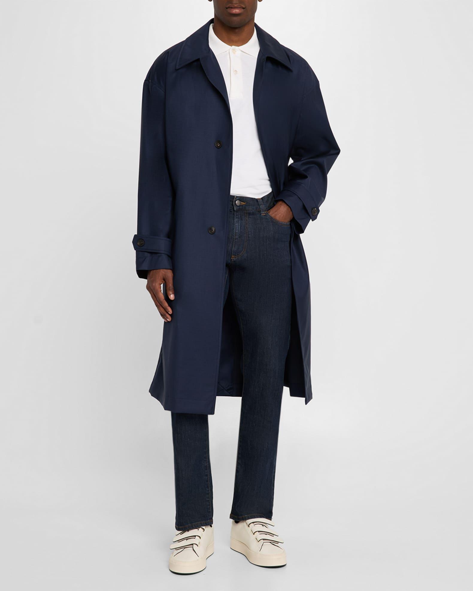 Men's Belted Trench Coat Product Image