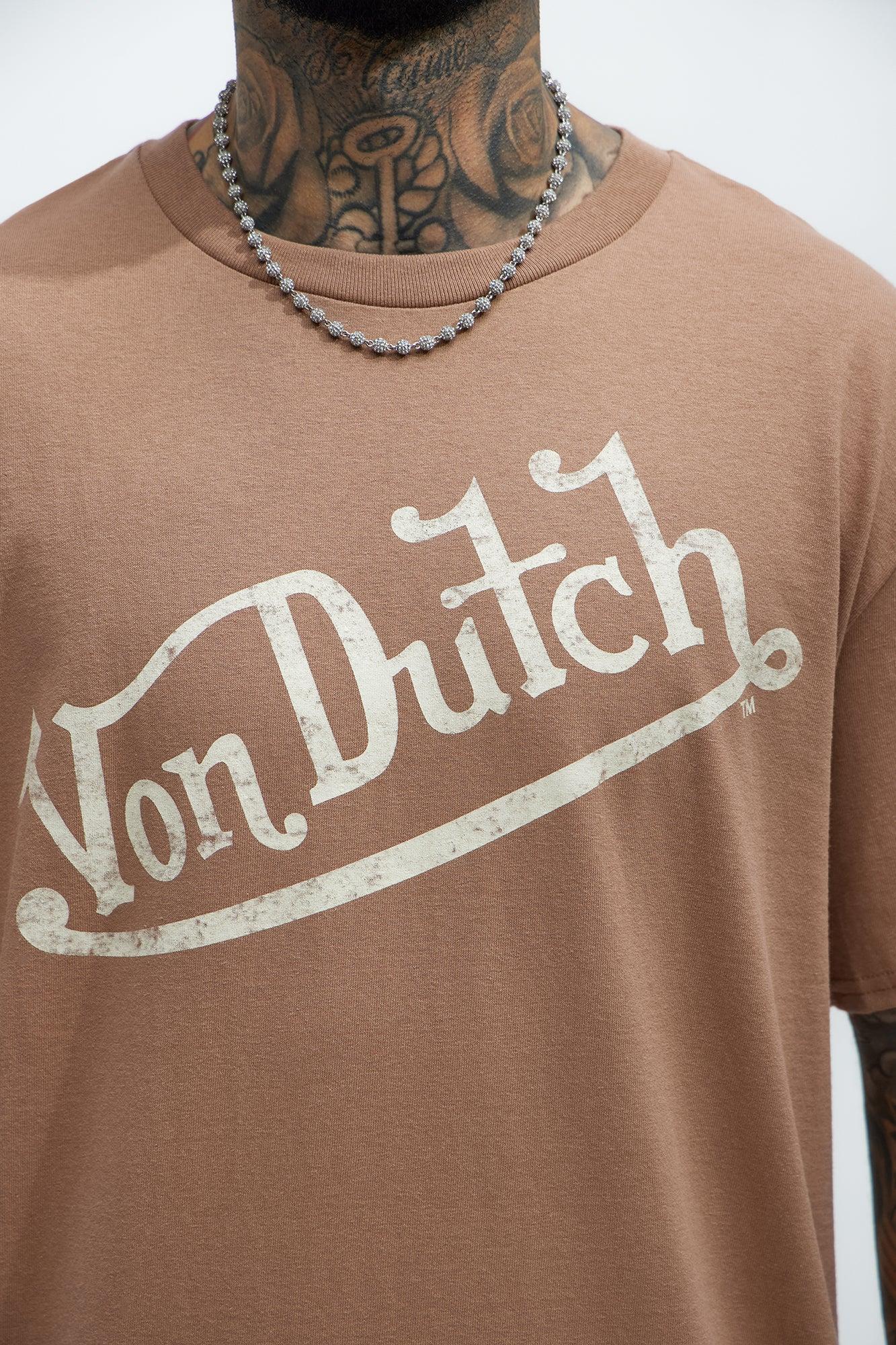 Von Dutch Vintage Short Sleeve Tee - Brown Product Image