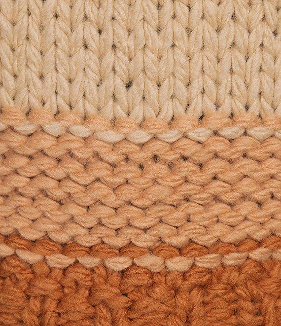 Sadie & Sage Butter Pecan Stripe Chunky Sweater Product Image