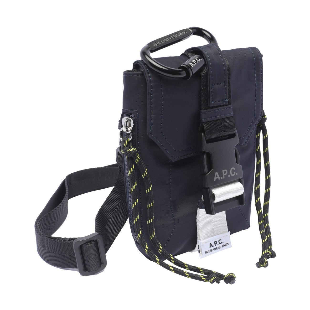 APC Navy Trek Crossbody Pouch In Iak Dark Navy Product Image