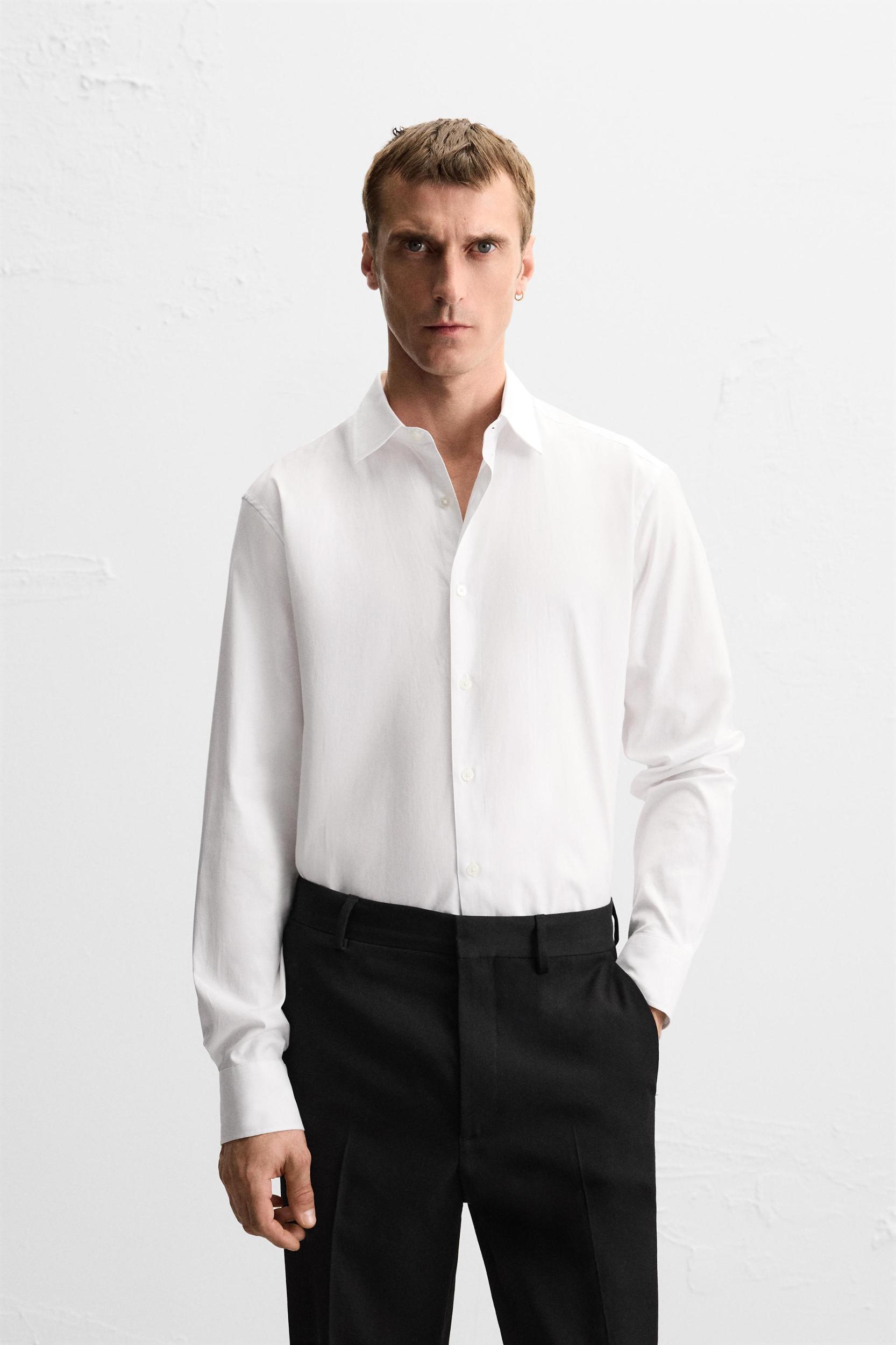 REGULAR FIT TEXTURED SHIRT Product Image