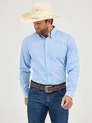 Men's Cody Johnson One Pocket Button Down Shirt in Ceramic Print Product Image