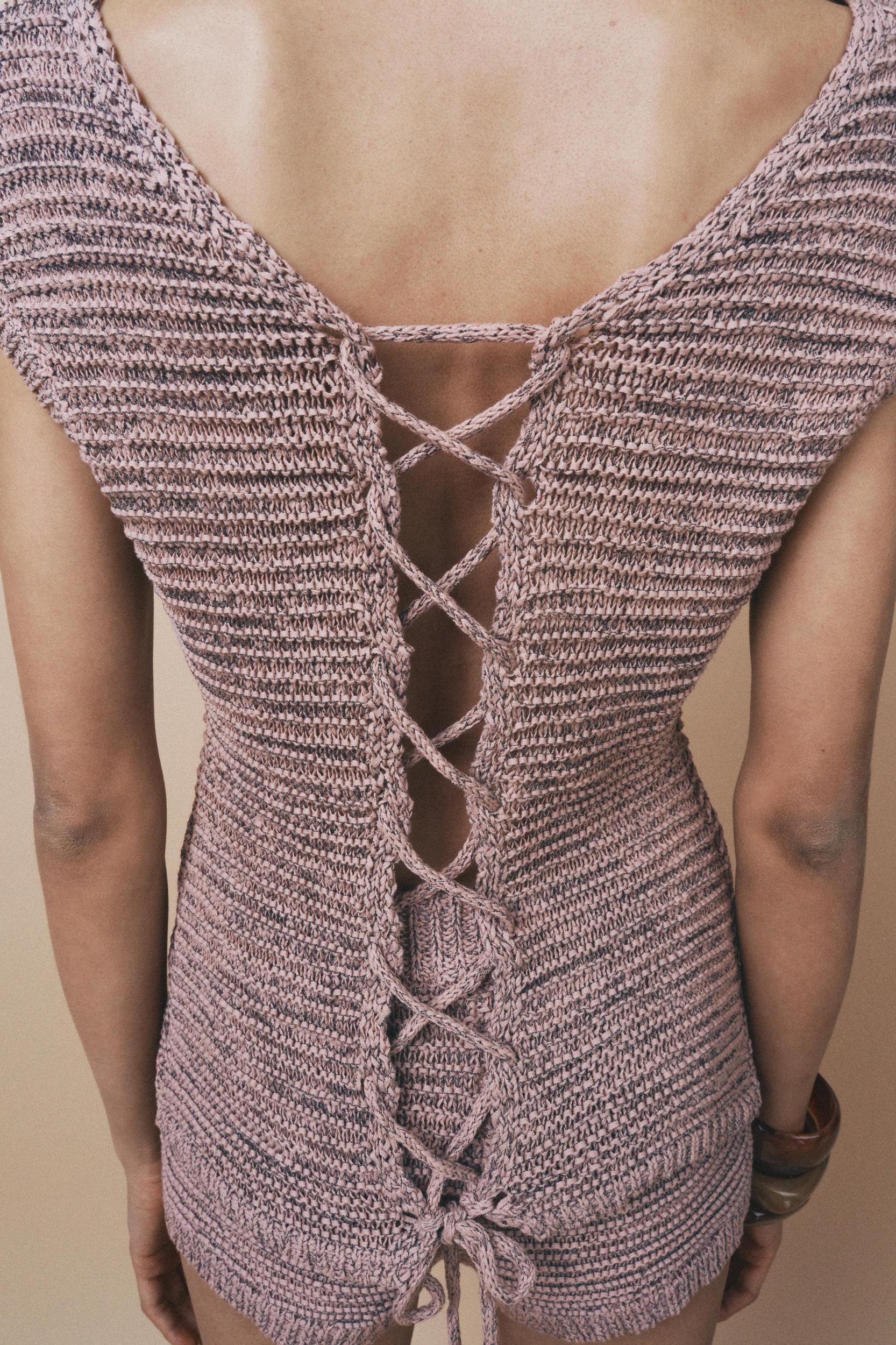 TEXTURED KNIT SHORTS Product Image