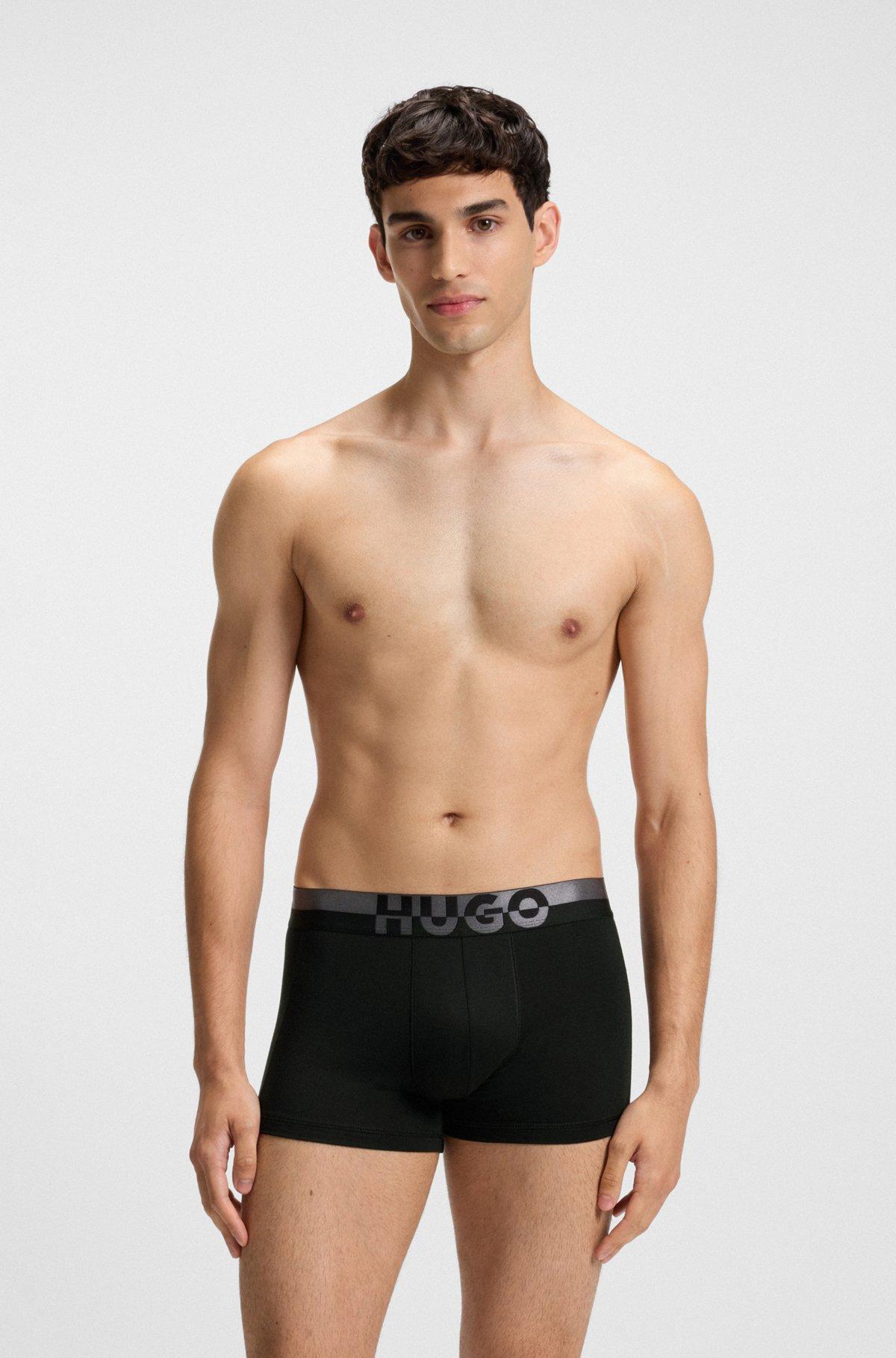 Three-pack of trunks with logo waistbands Product Image