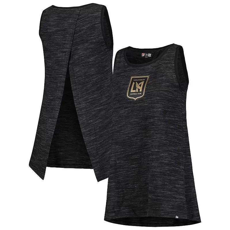 Women's 5th & Ocean by New Era Black LAFC Athletic Cross Back Tank Top,  Product Image