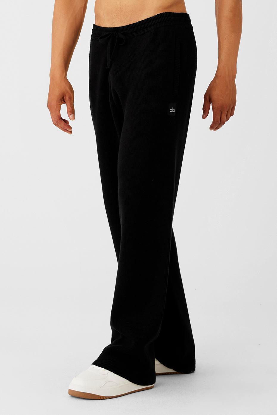 Scholar Straight Leg Sweatpant - Black Male Product Image