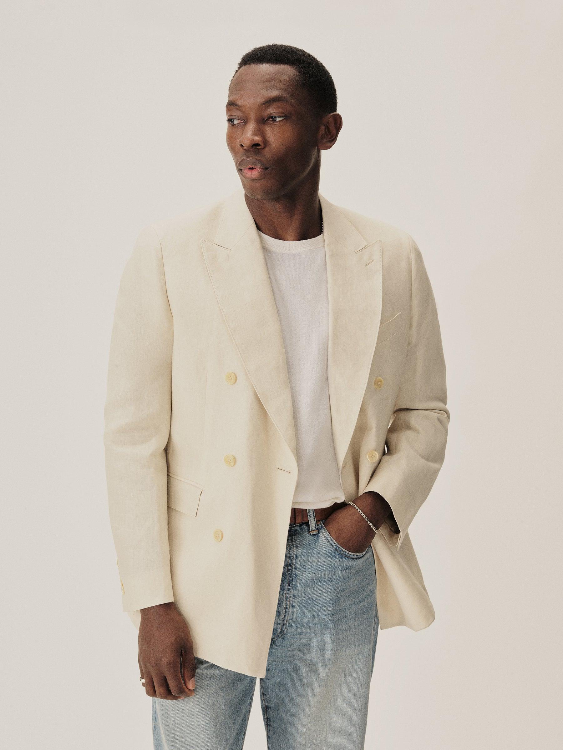 Pine Nut Casablanca Double Breasted Blazer Product Image