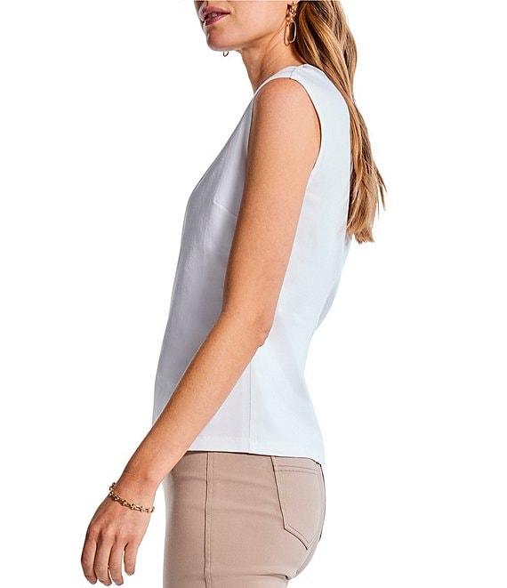 NIC + ZOE Perfect Soft Knit V-Neck Sleeveless Layering Tank Product Image