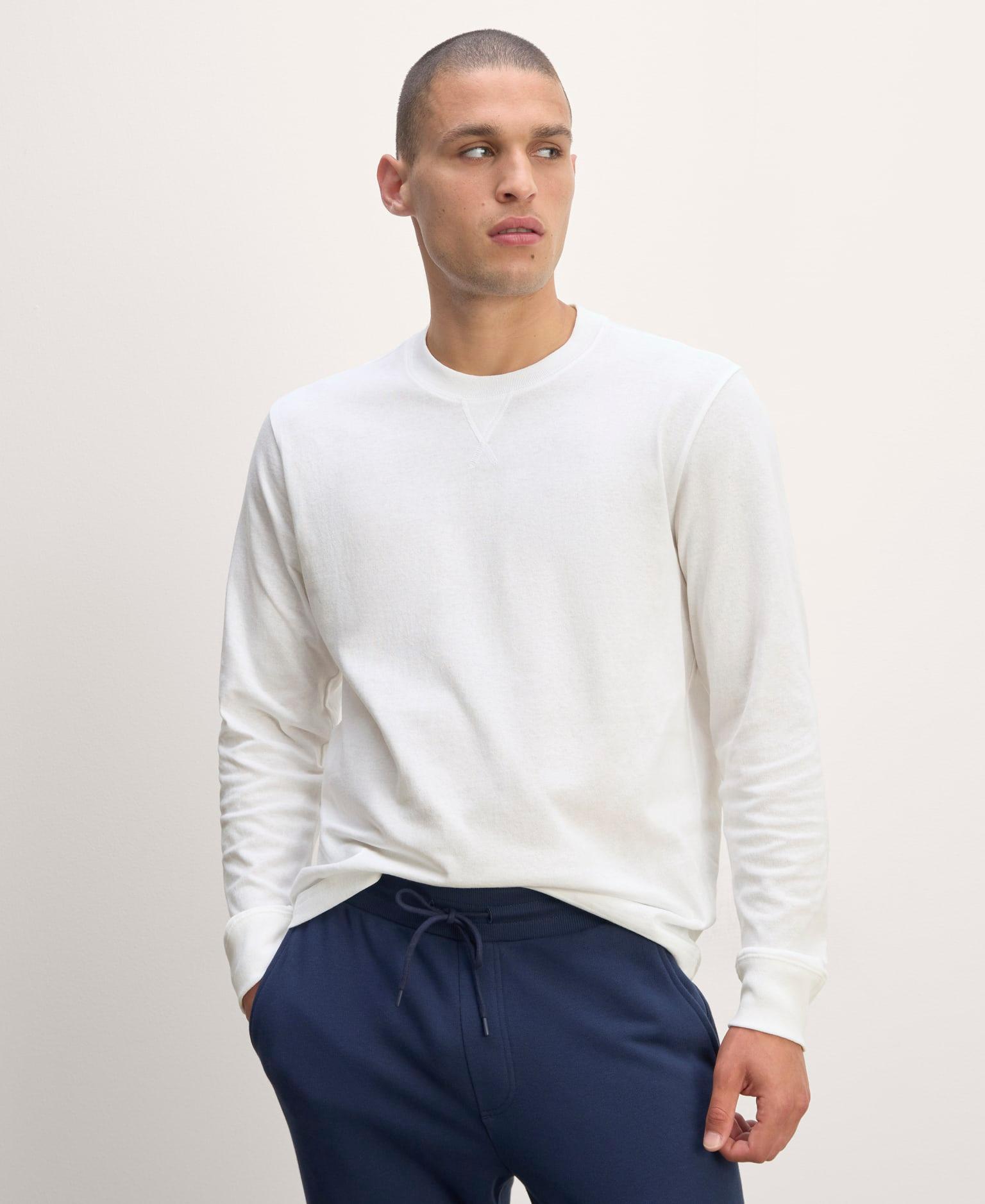 Mens Premium-Weight Relaxed Crew T-Shirt by Everlane Product Image