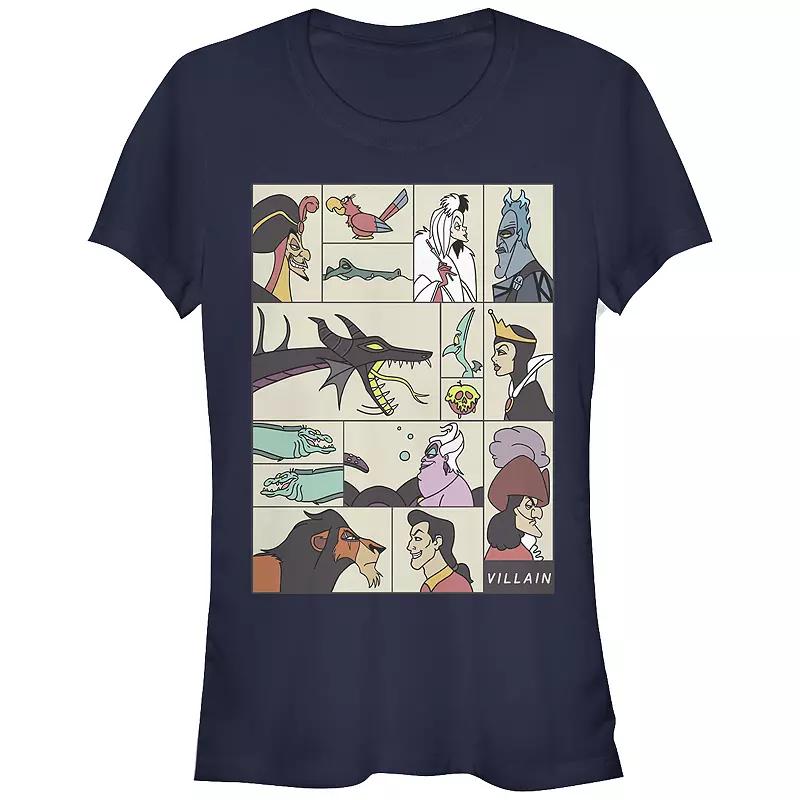 Disney Villains Square Portrait Profiles Juniors' Fitted Graphic Tee, Girl's,  Product Image