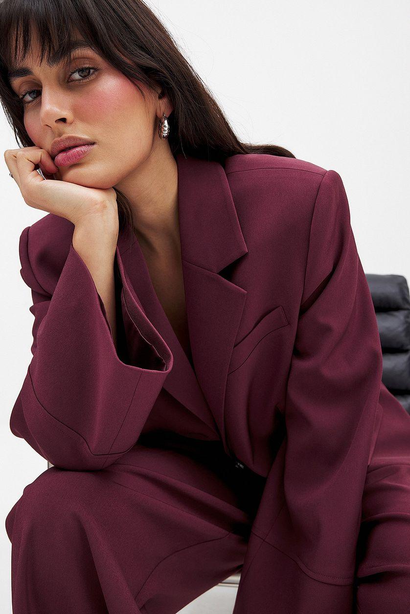 Oversized Blazer With Wide Sleeves Product Image