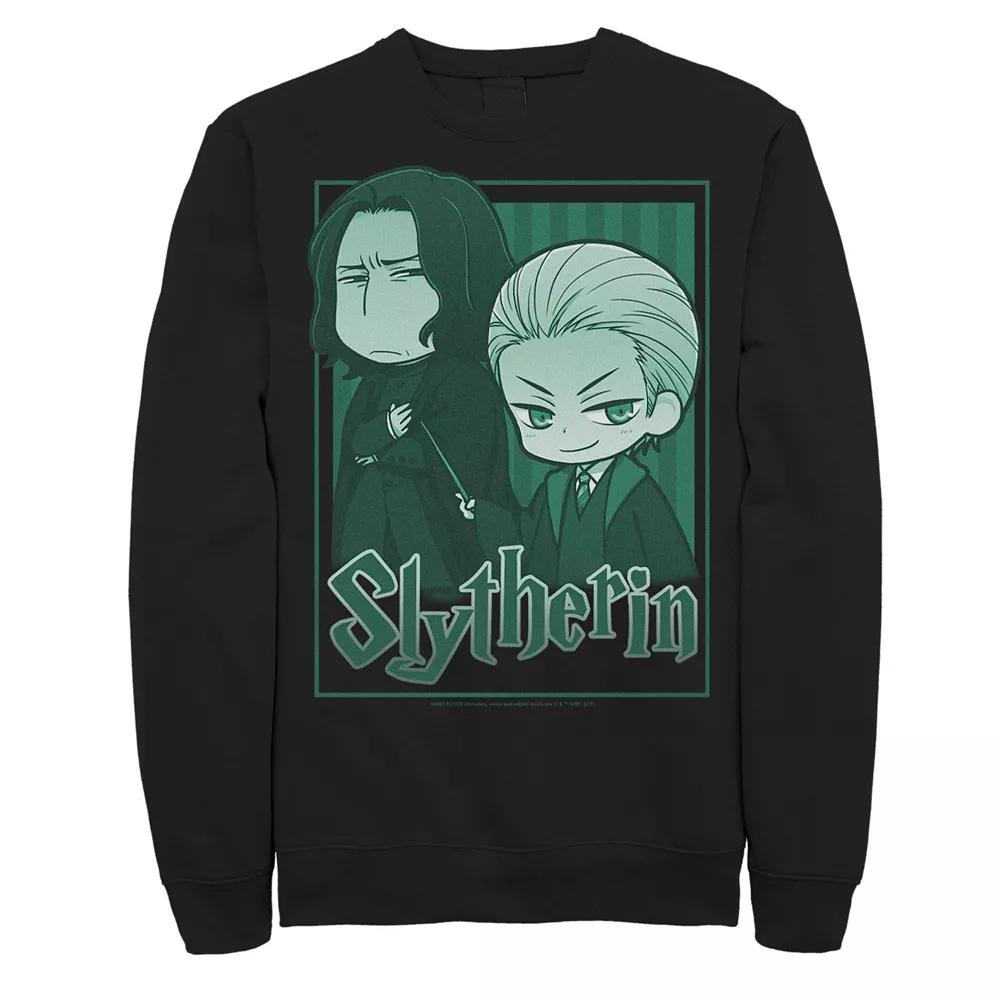 Men's Harry Potter Slytherin Snape & Draco Anime Sweatshirt, Size: 3XL, Black Product Image