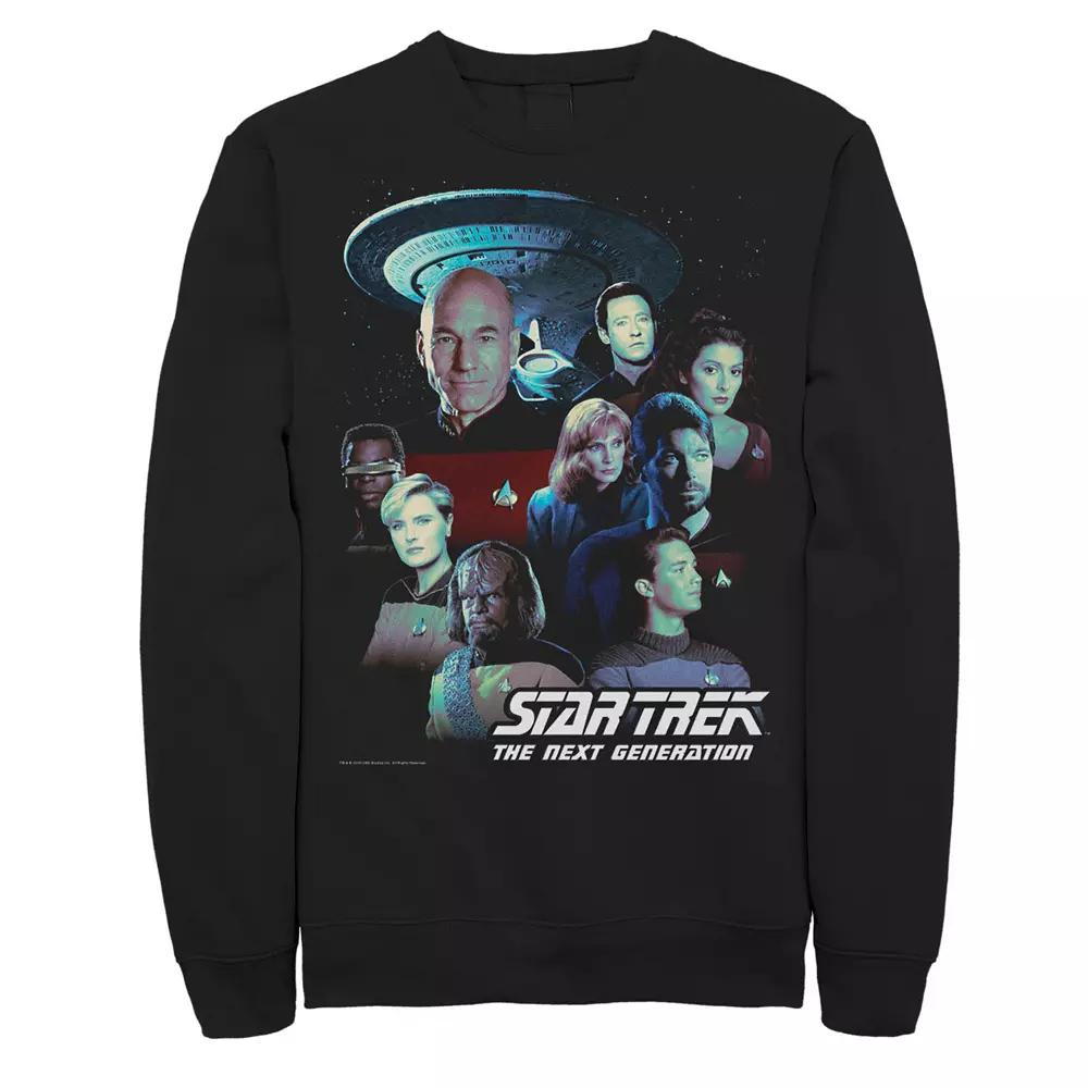 Men's Star Trek Next Generation Crew Portraits Sweatshirt,  Product Image