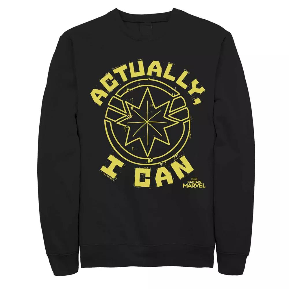Men's Marvel's Captain Marvel Actually, I Can Fleece,  Product Image
