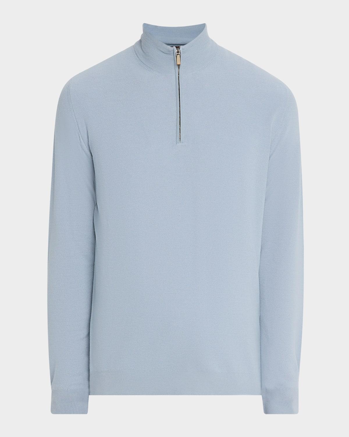 Men's Kid Wool Quarter-Zip Sweater Product Image