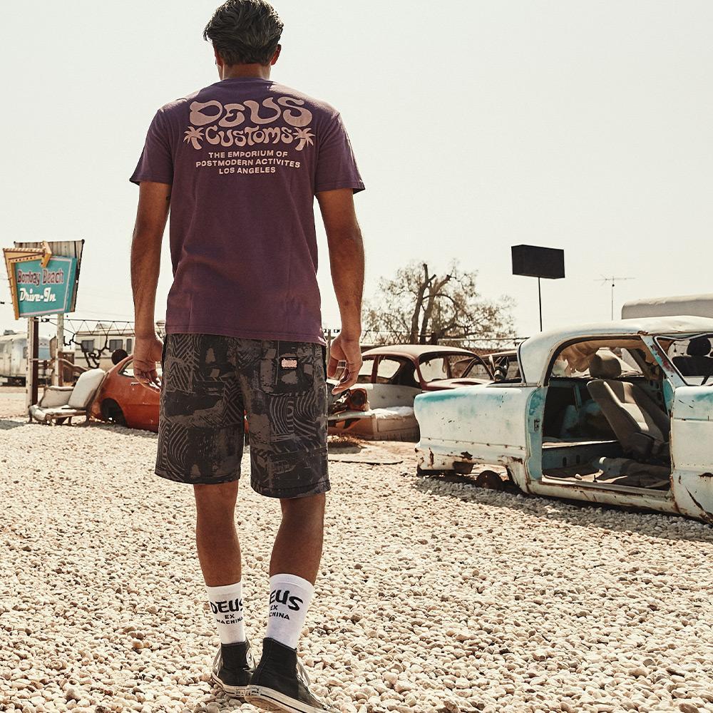 Stackwaddy Beach Short - Plum Grey Product Image