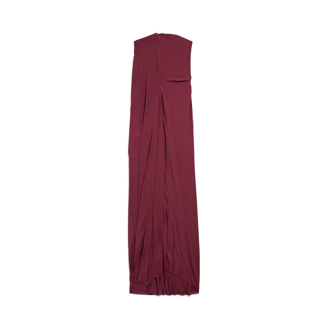 Women's Sleeveless Dress in Burgundy Product Image