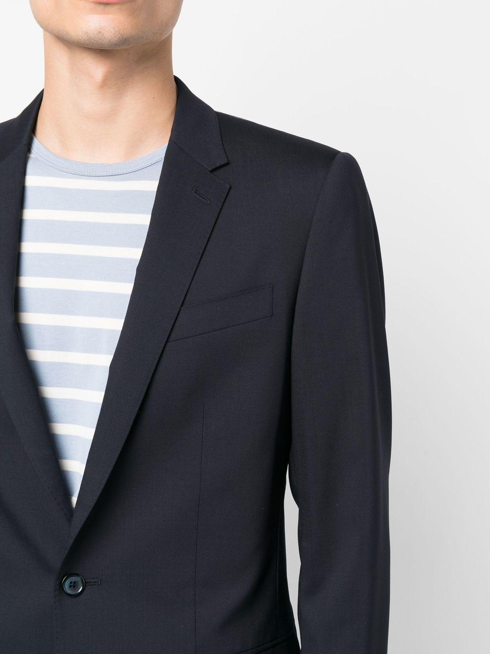 single-breasted virgin-wool suit Product Image