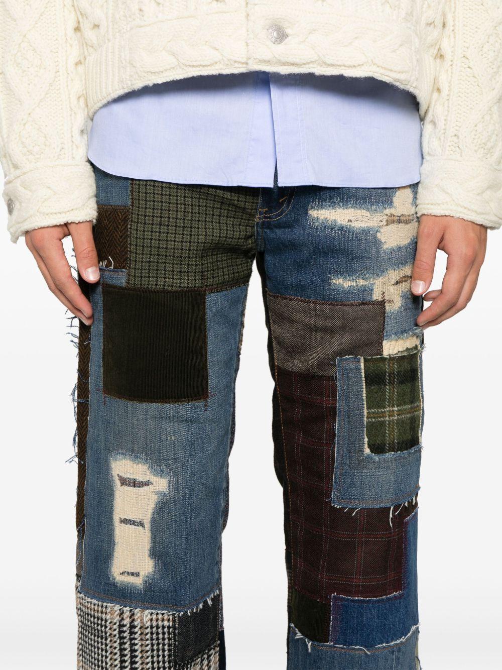 x Levi&apos;s® patchwork-design jeans Product Image