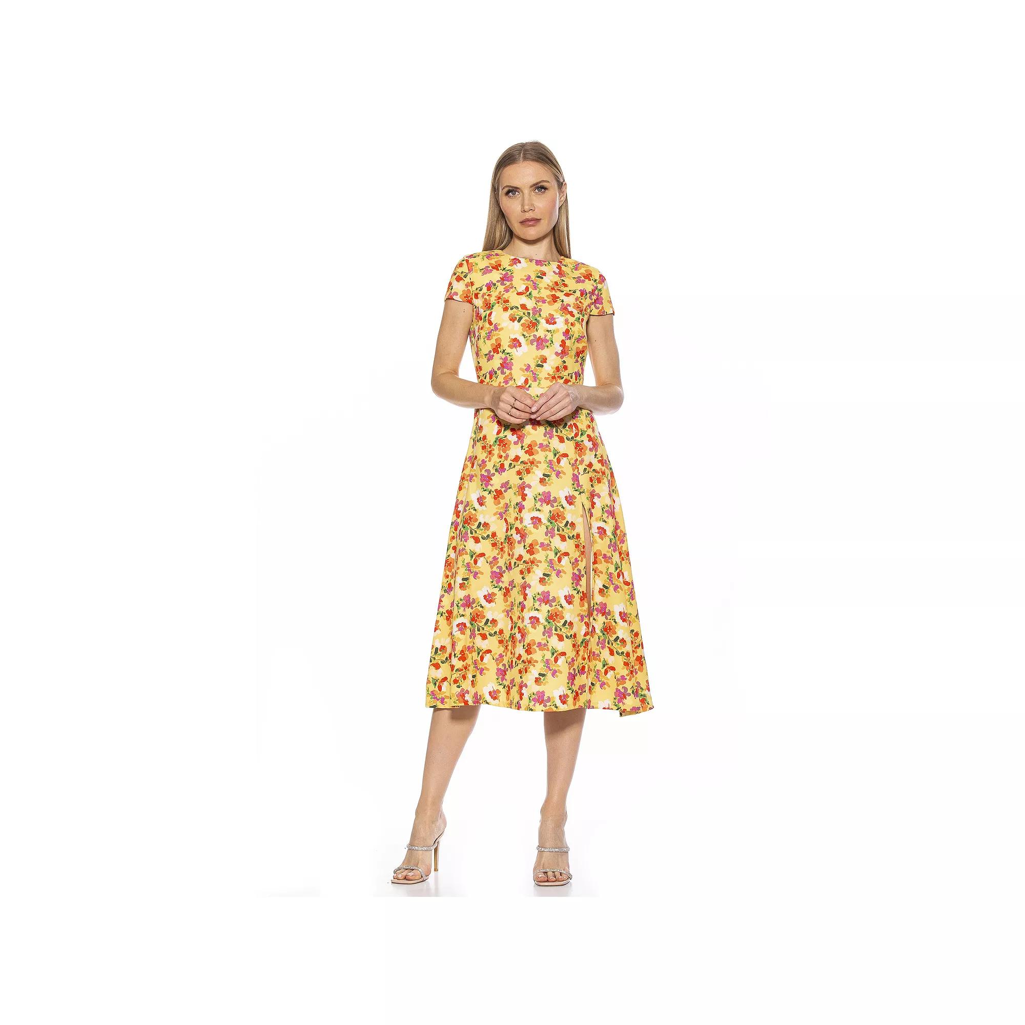 Women's ALEXIA ADMOR Lily High-Slit Midi Dress,  Product Image