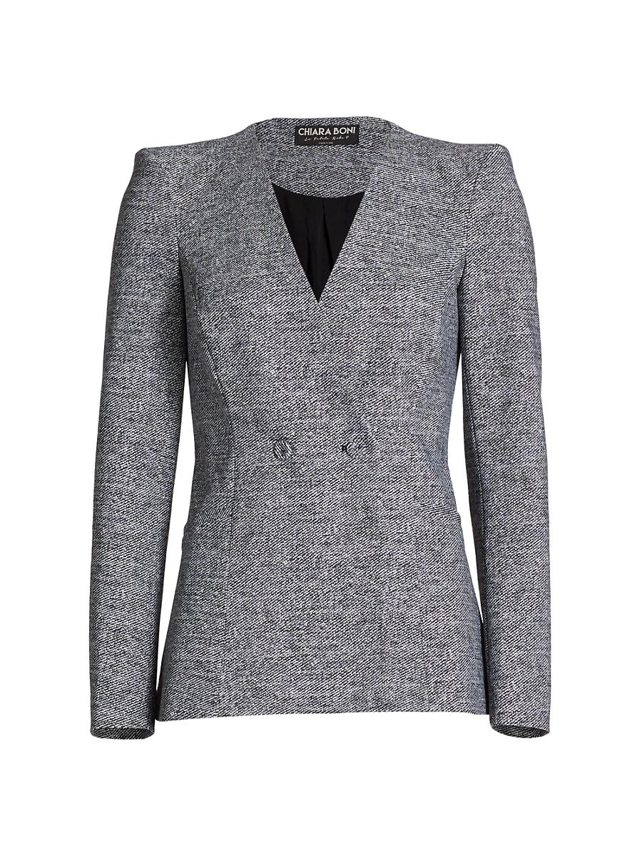 Womens Patipo Structured Tweed Blazer Product Image