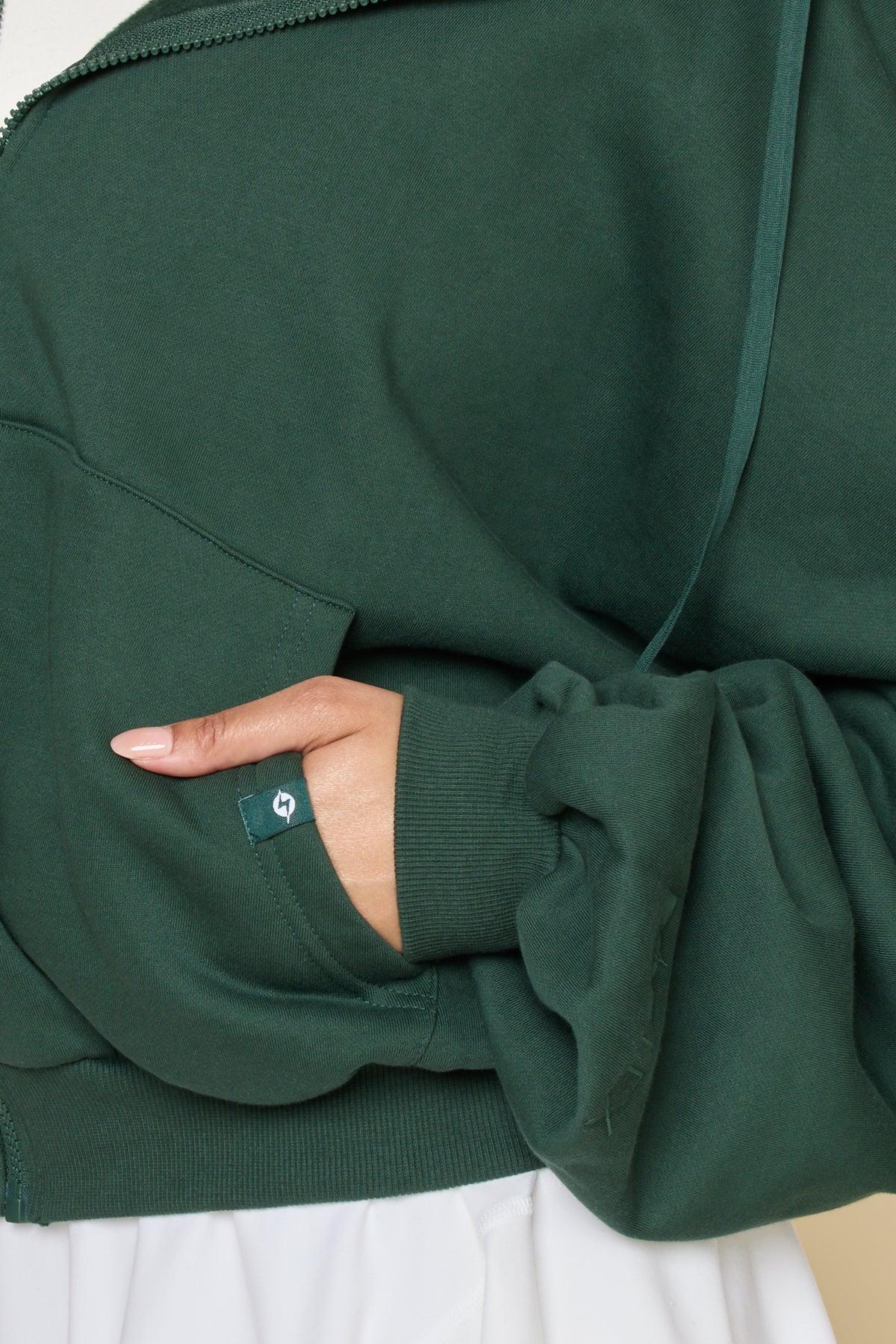 Zip Cloud Hoodie - Heather Grey Product Image