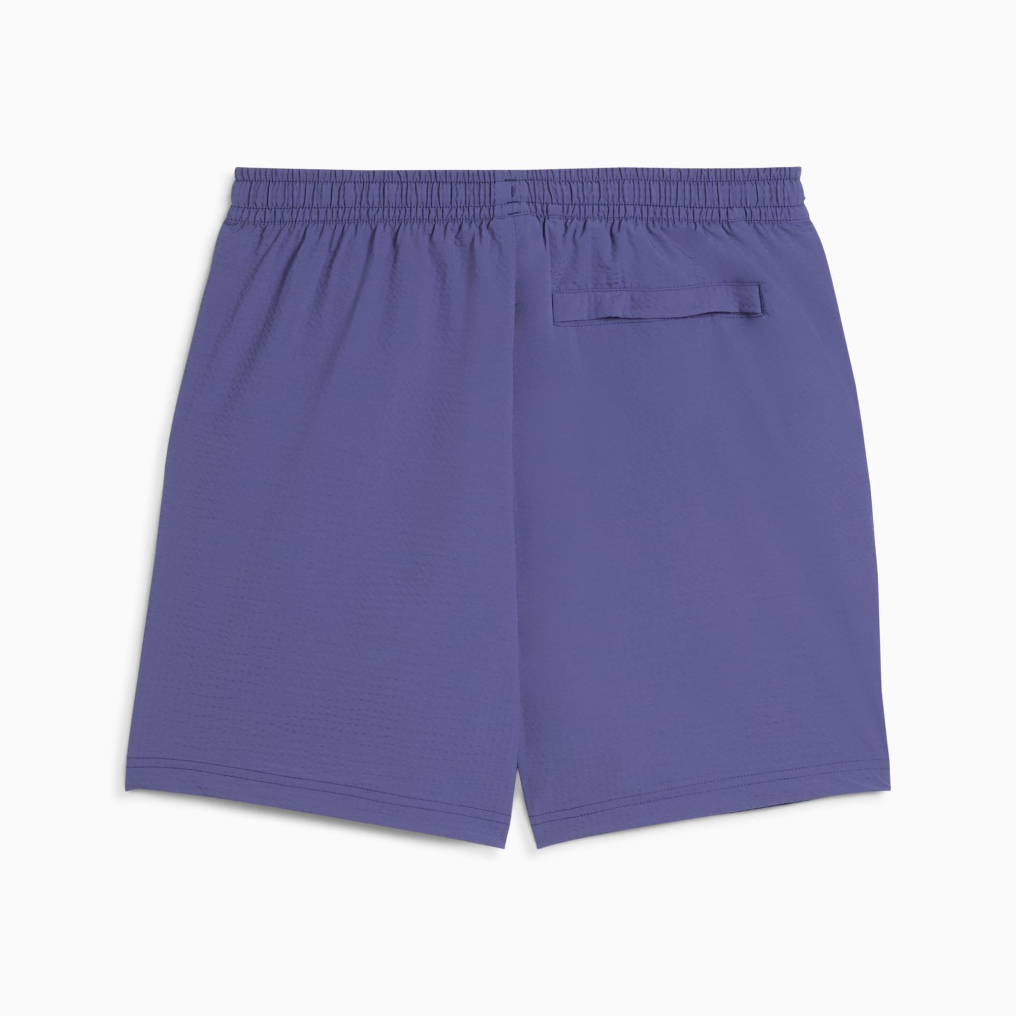 WARDROBE ESSENTIALS Men's Seersucker Relaxed 6" Shorts Product Image