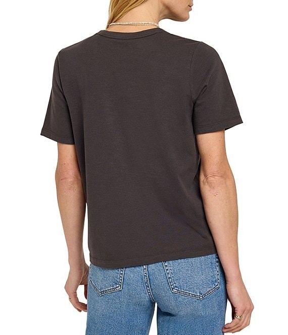 Faherty Sunwashed Crew Neck Short Sleeve Organic Cotton Tee Shirt Product Image