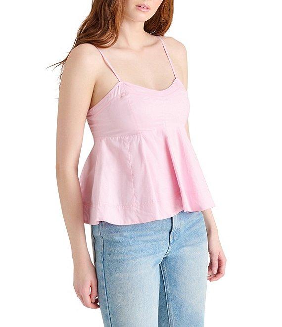 Steve Madden Delta Sweetheart Neck Sleeveless Babydoll Top Product Image