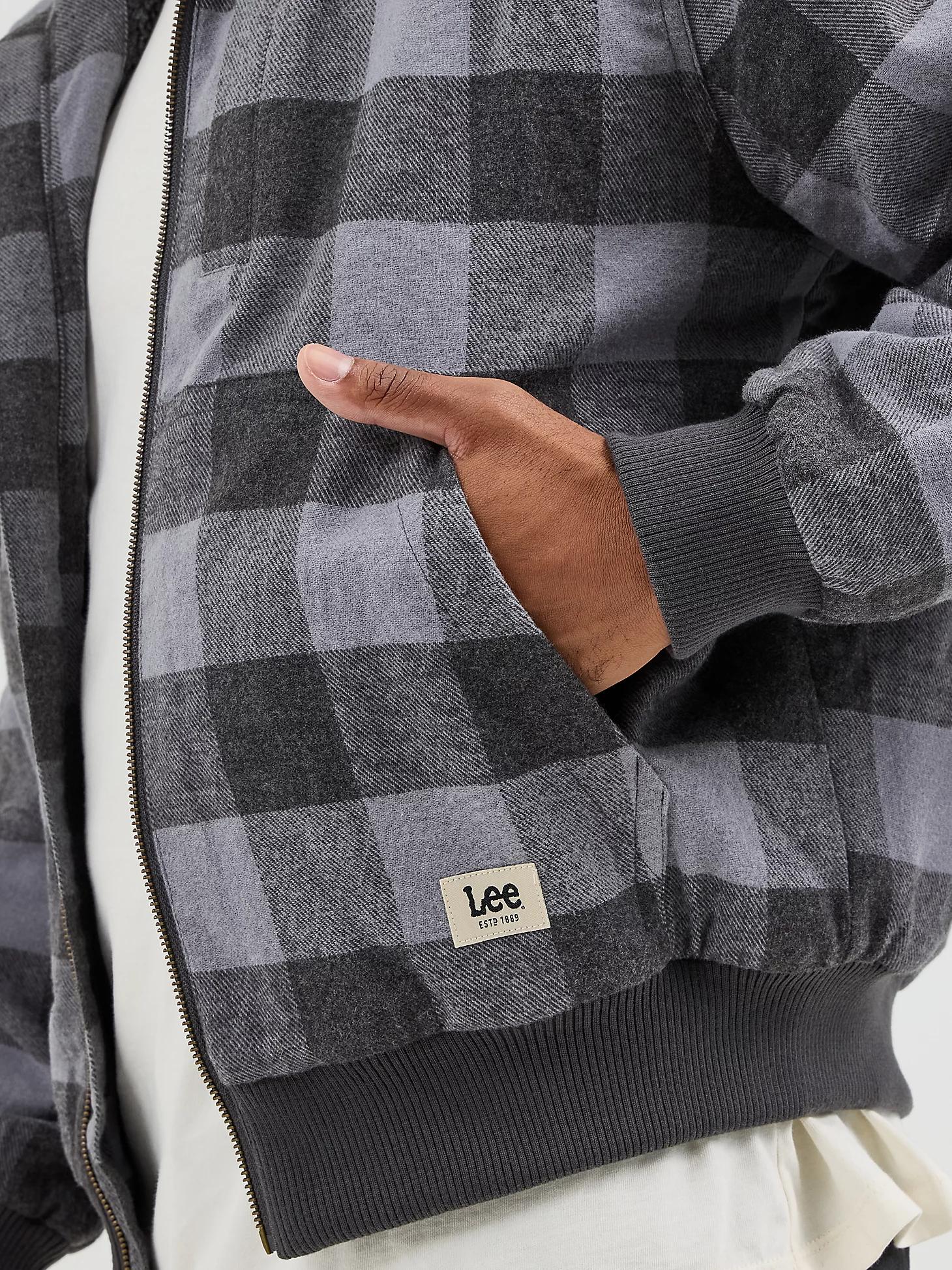 Men's Sherpa Lined Flannel Bomber Jacket | Men's Jackets & Outerwear | Lee® Product Image
