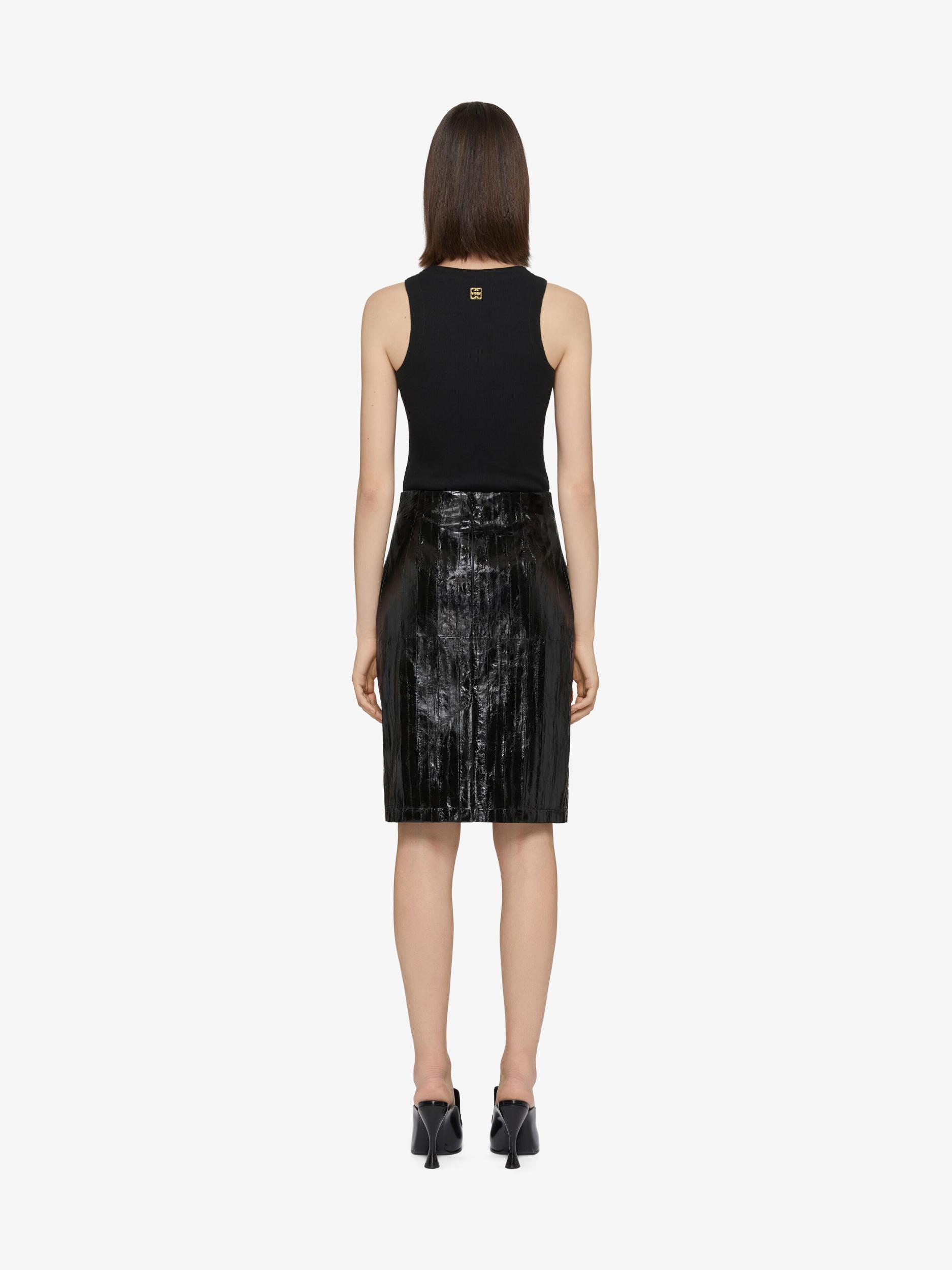 Skirt in leather Product Image