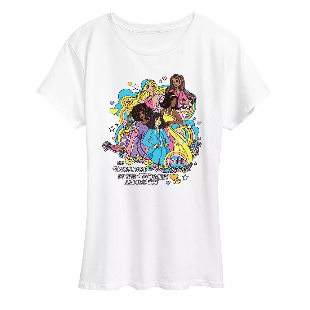 Women's Barbie® Be Inspired By The Women Around You Graphic Tee,  Product Image