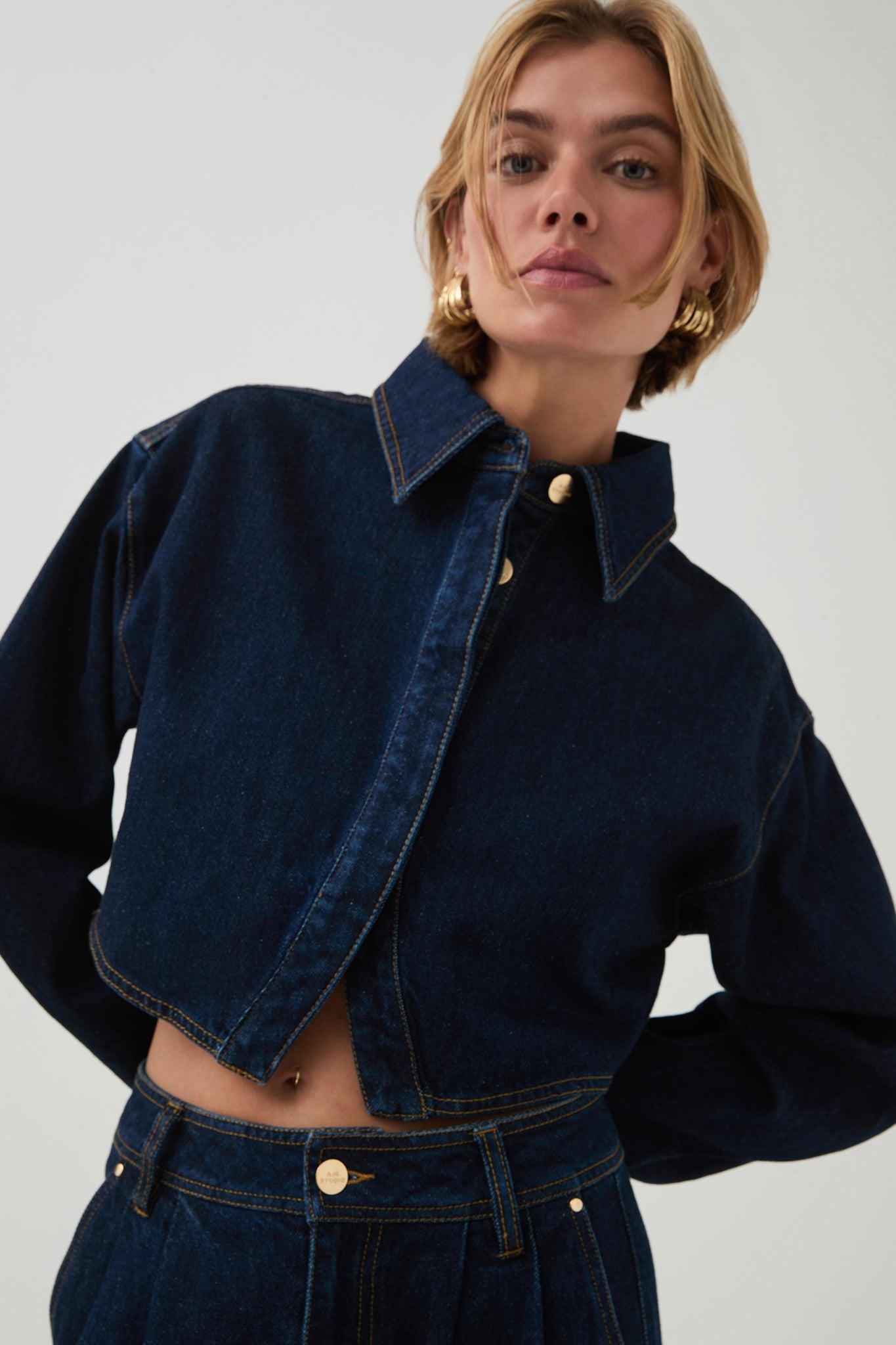 Naia Cropped Cable Knit Product Image