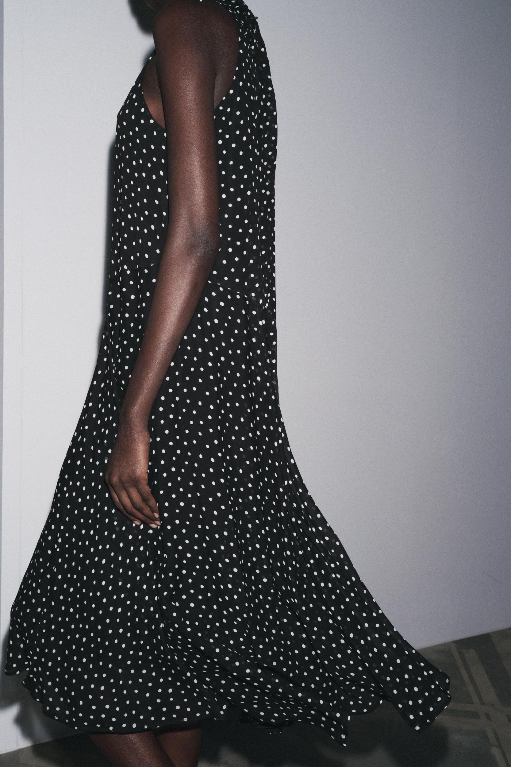 ZW COLLECTION HALTER POLKA DOT DRESS Product Image