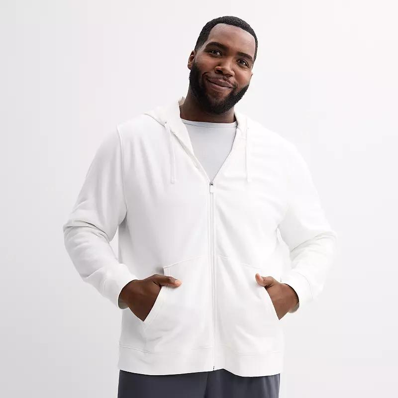 Big & Tall Tek Gear® Ultra Soft Fleece Zip-Front Hoodie, Men's,  Product Image